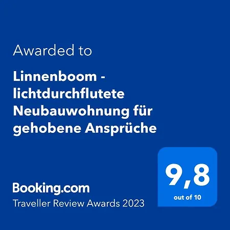 Apartmán Linnenboom - Lichtdurchflutete Neubauwohnung Fuer Gehobene Ansprueche *